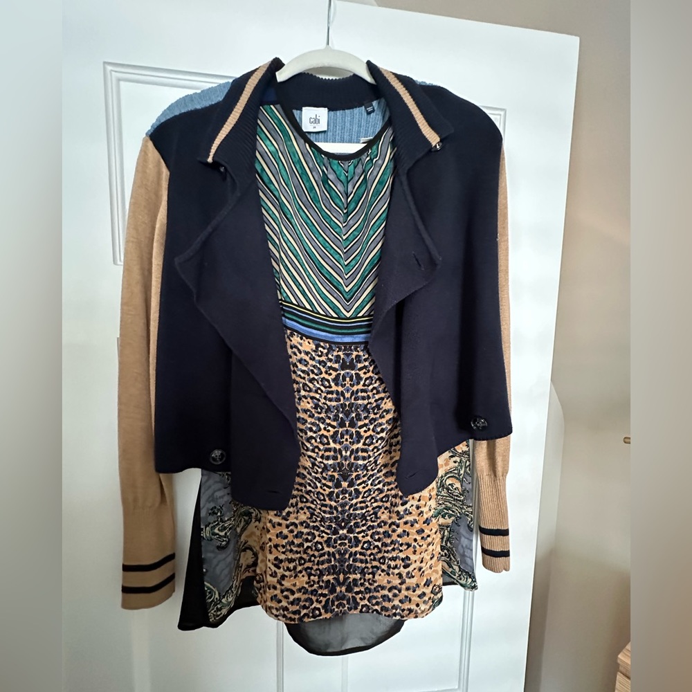 Cabi set medium cardigan and top